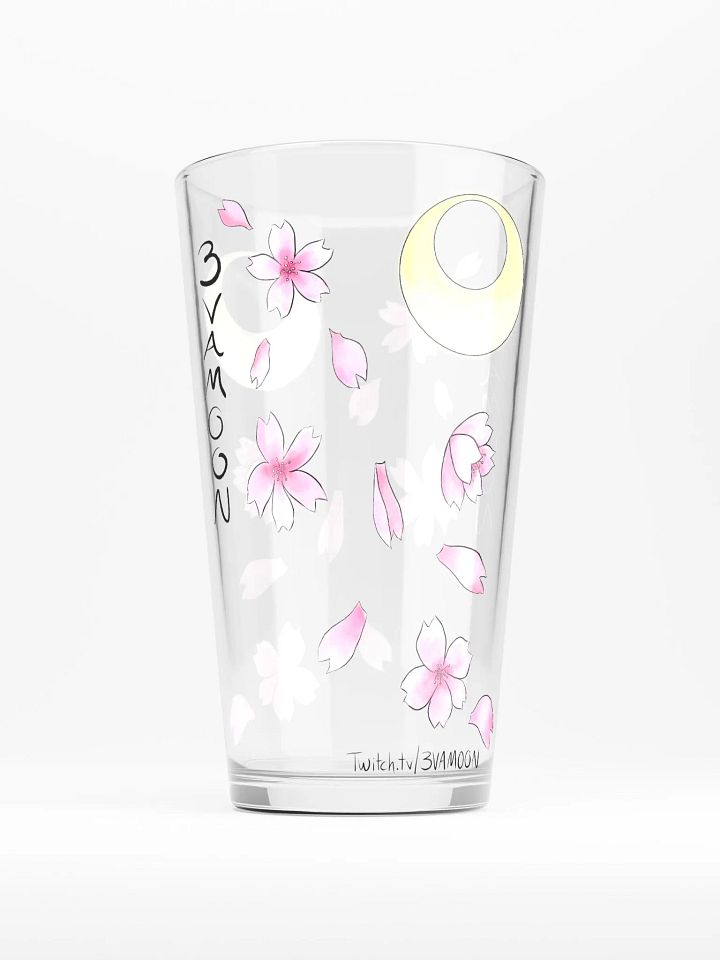 Sakura Moon Pint Drinking Glass product image (1)