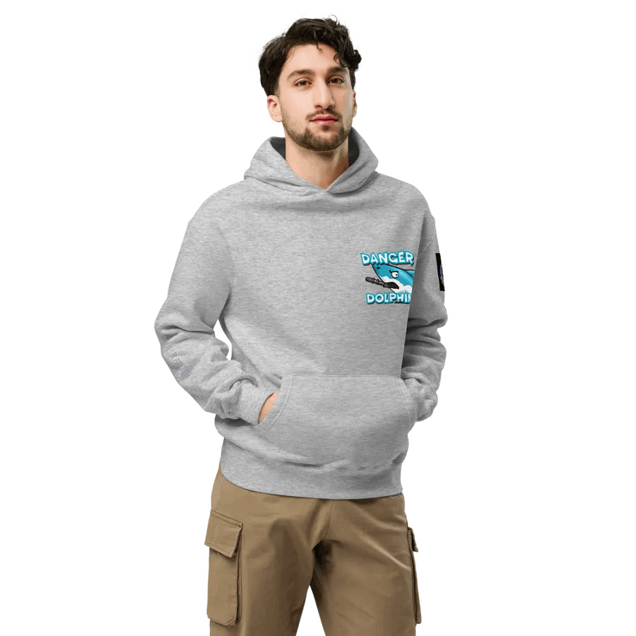 Danger Dolphin Unisex Oversized Hoodie product image (27)