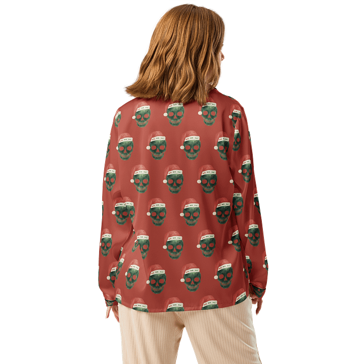 Grinch Vibes Long Pajama Top product image (2)