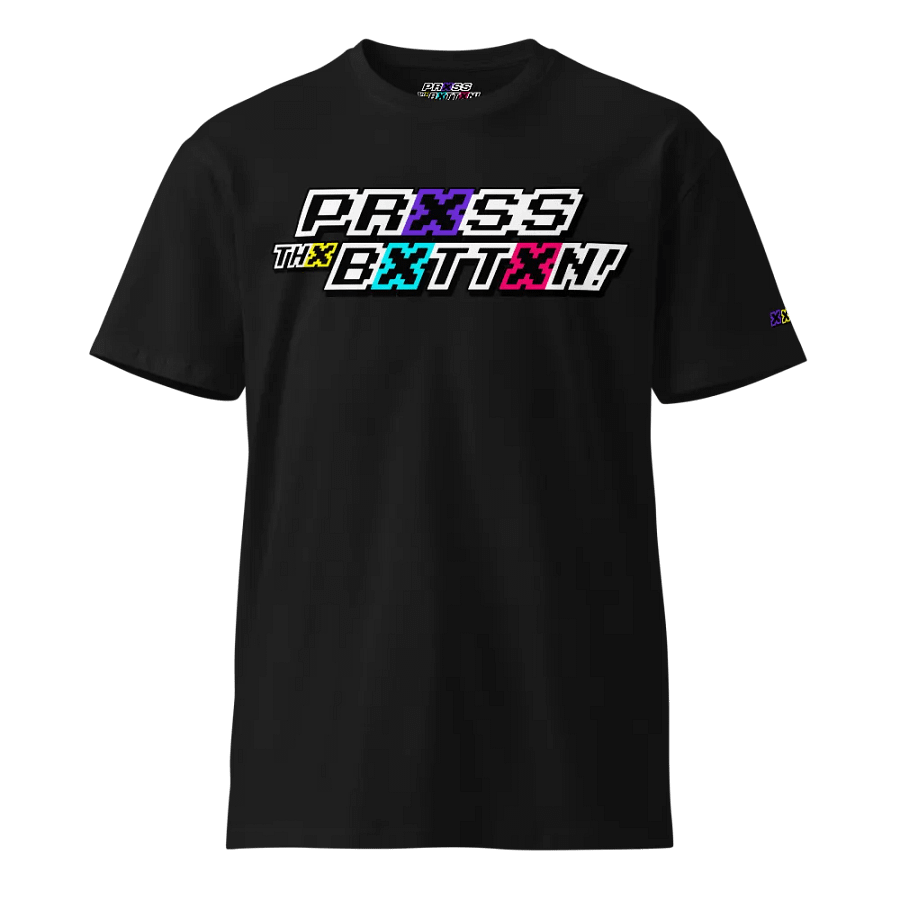 Prxss Thx Bxttxn! T-Shirt product image (4)