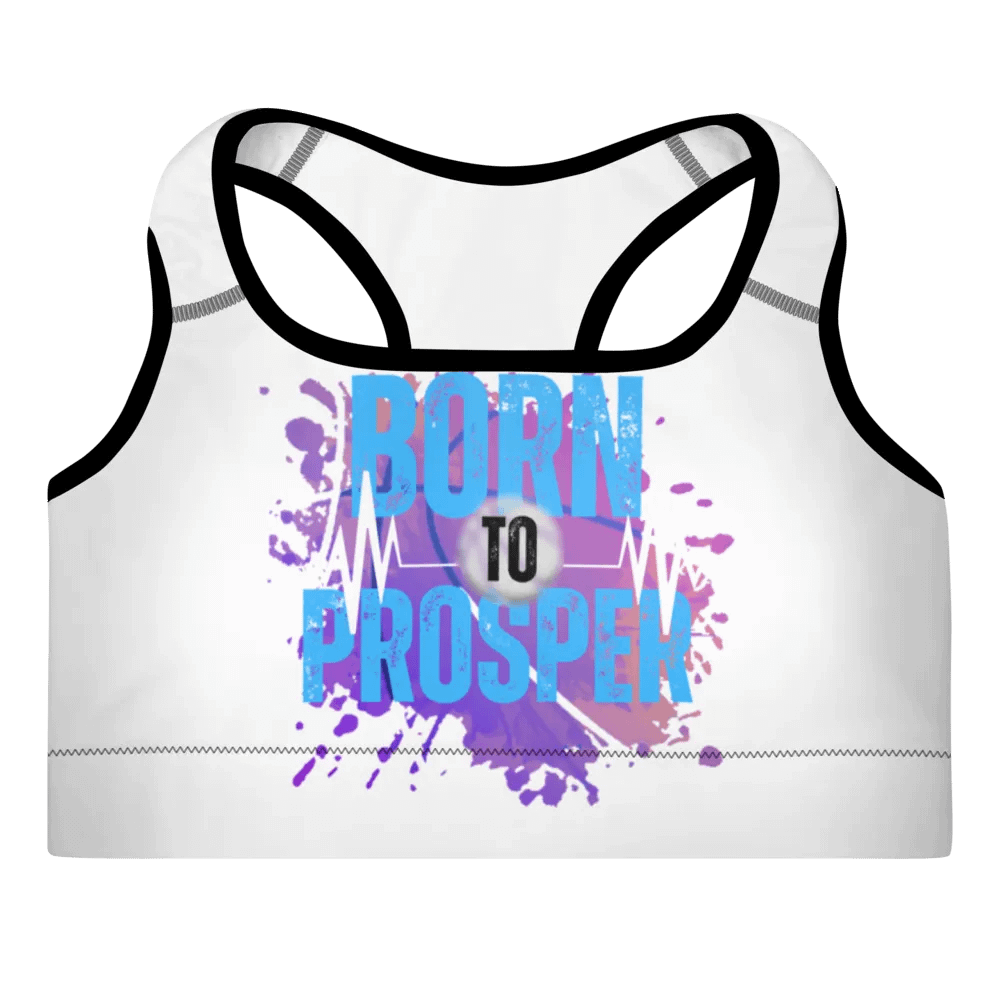 Born to Prosper Energetic Vibes Dance Padded Sports Bra product image (13)
