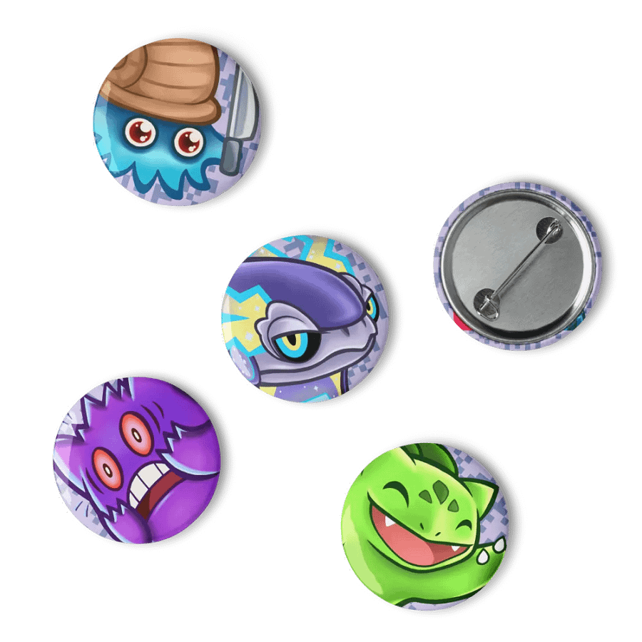 Pokémon Emote Pin Badge Set (5pcs) product image (2)