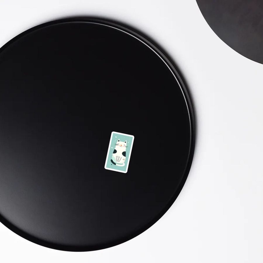 Pawsitively Adorable Feline – Die-Cut Magnet product image (4)