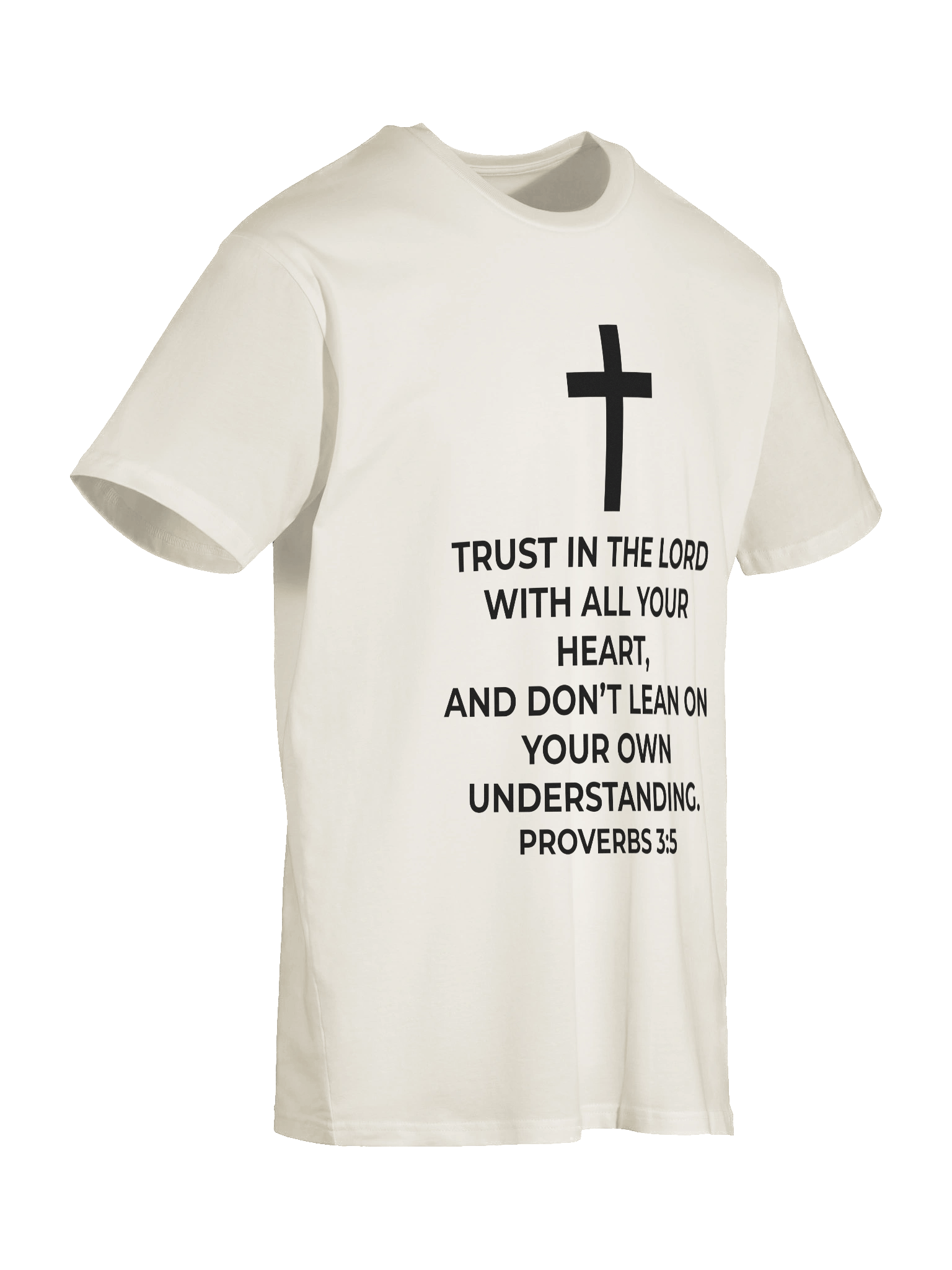 Proverbs 3:5 Unisex T-Shirt [Dark] product image (16)