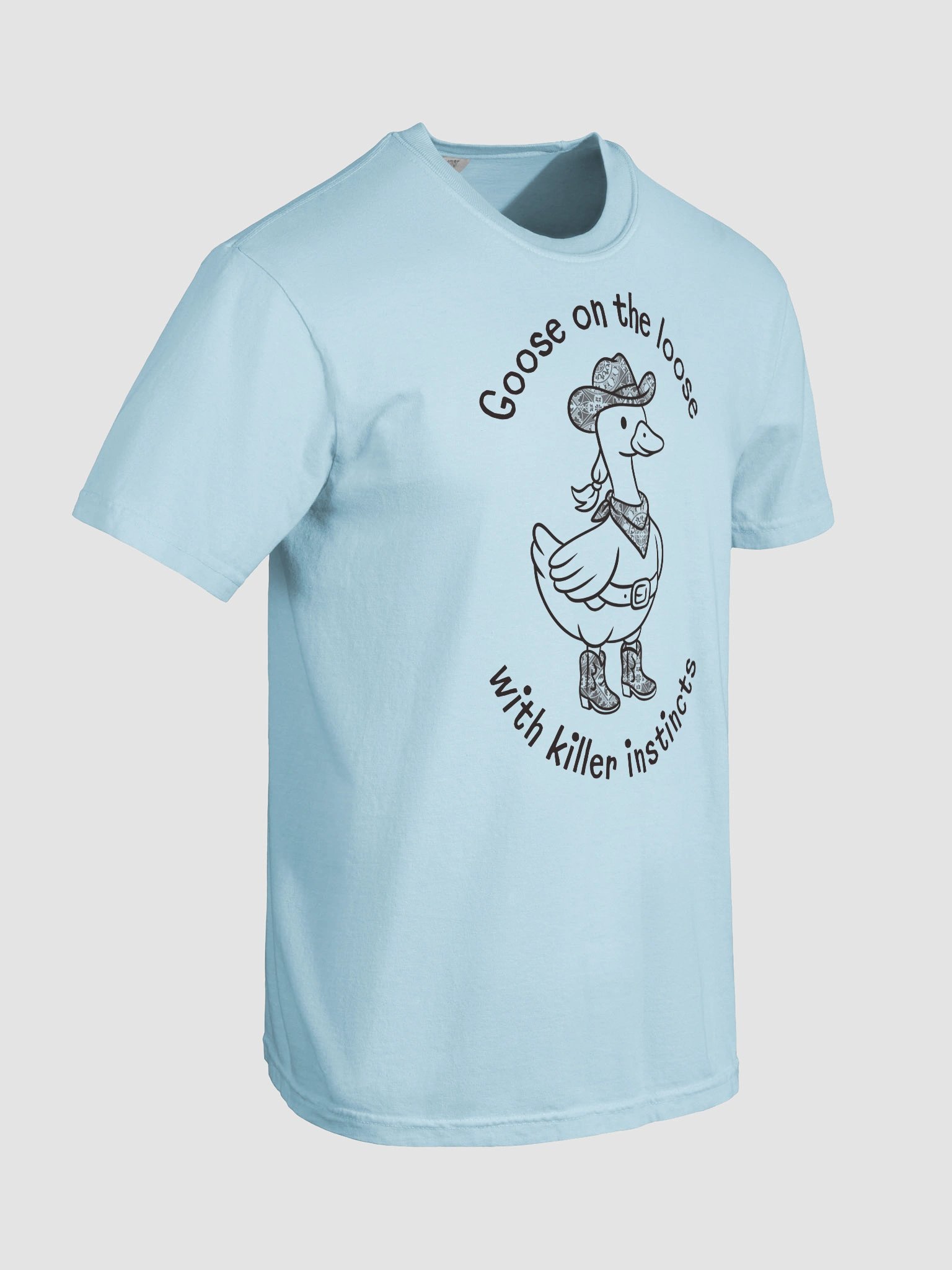 Silly Goose Western Shirt - Western True Crime Gift Tee - Light product image (32)