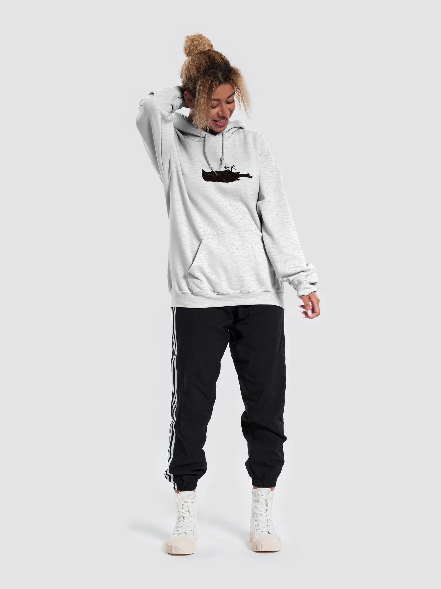 Dead Black Bird Silhouette Hoodie product image (46)