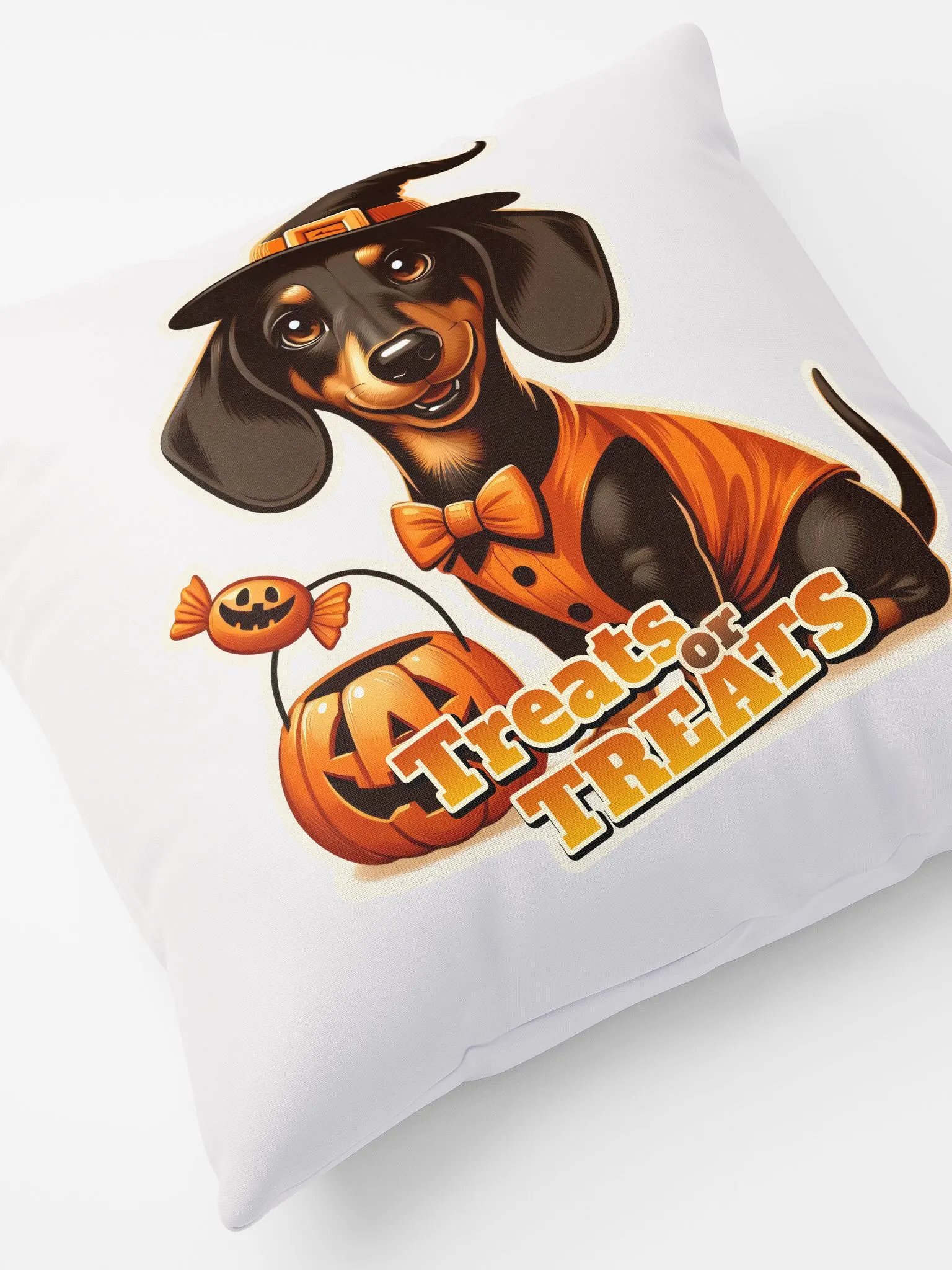 Witchy Dog Halloween Pillow product image (4)