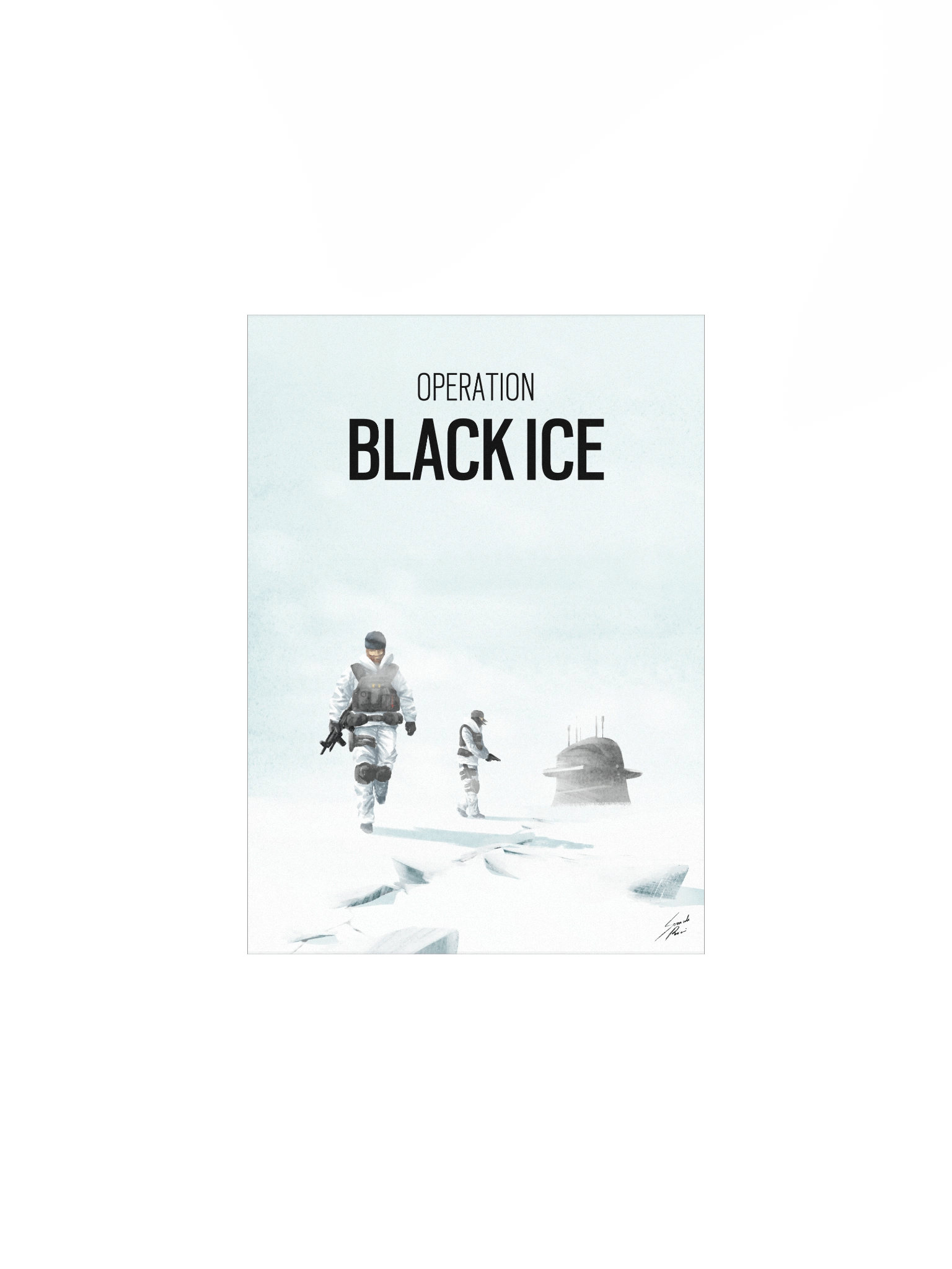 Operation Black Ice - Digital Illustration product image (1)