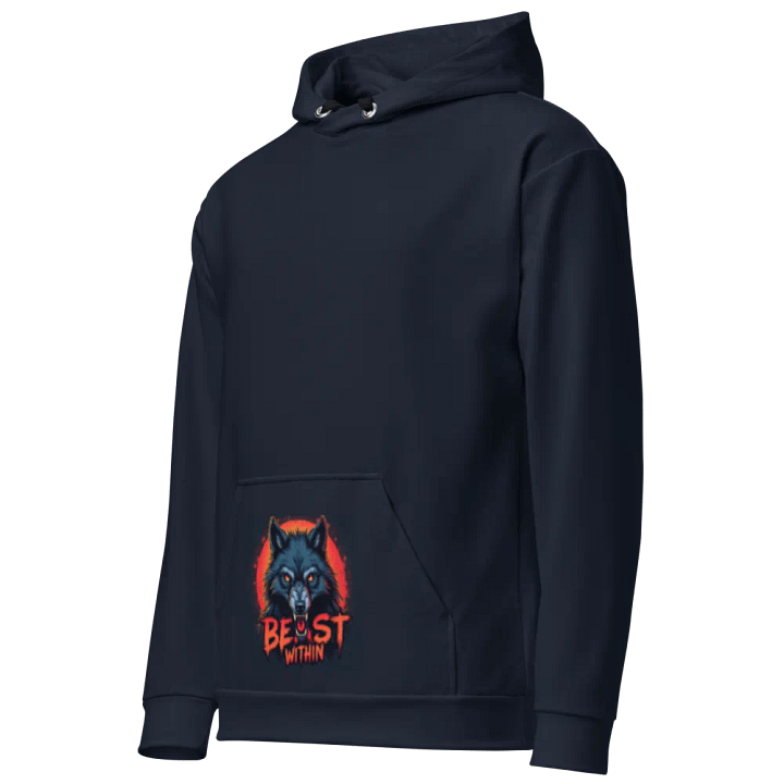 Novelty Wolf Beast Within Hoodie AOP (All Over Print) product image (2)