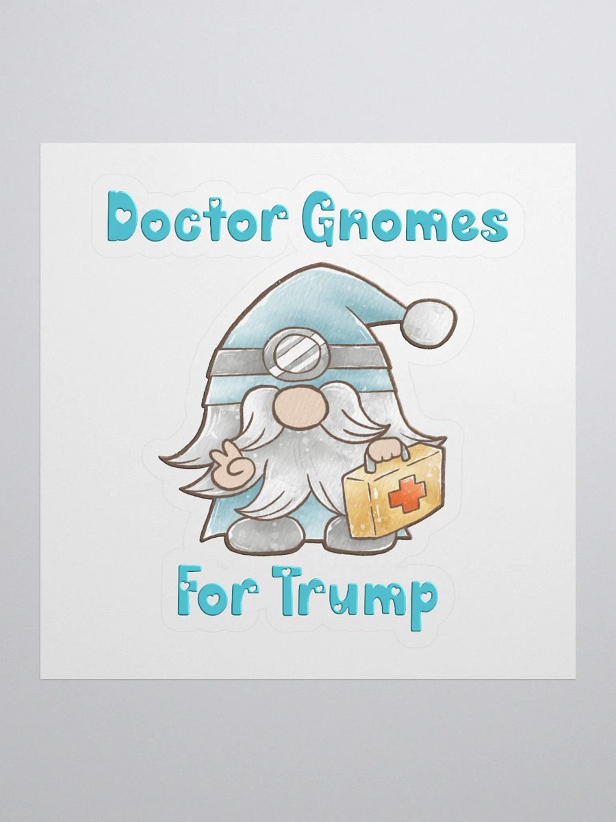 Doctor Gnomes For Trump 2024 Sticker product image (1)