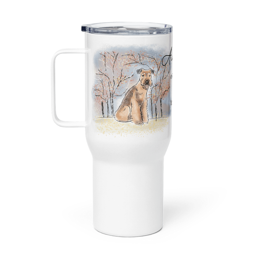 Twinkling Airedale Tales Travel Mug product image (2)