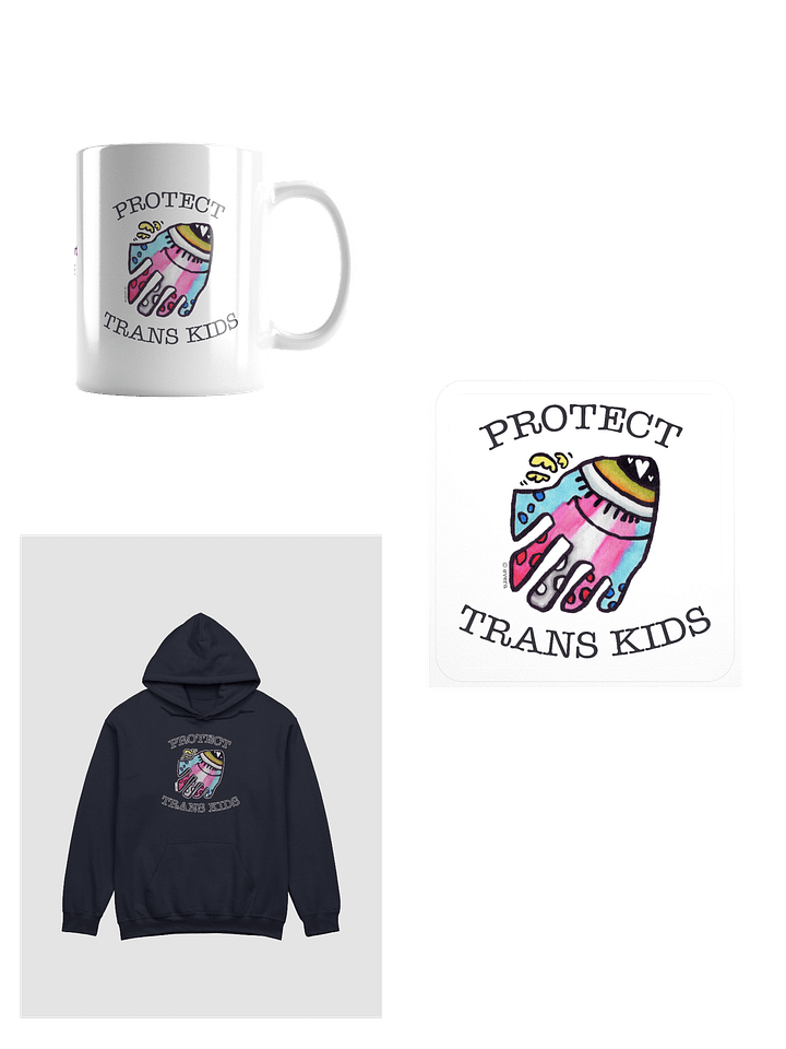 Protect Trans Kids Hoodie Bundle product image (1)