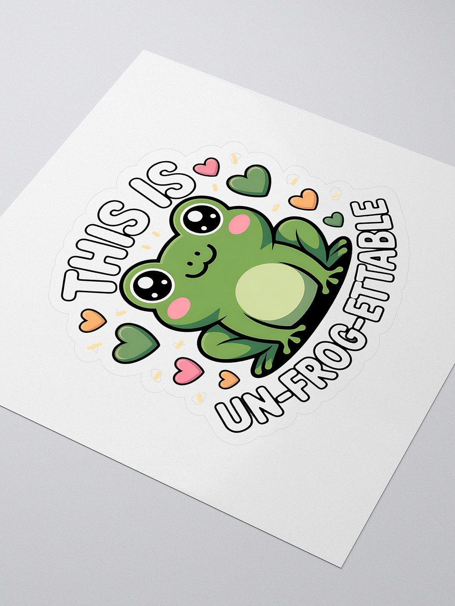Un-FROG-ettable Kiss Cut Stickers product image (3)