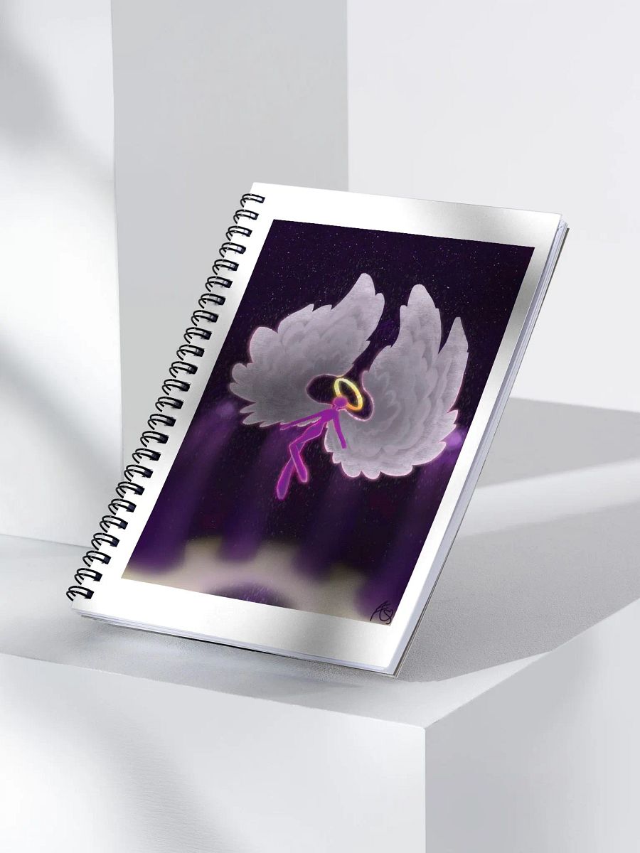 alan becker purple spiral notebook product image (3)