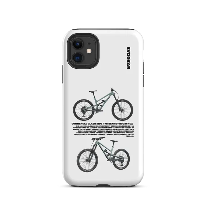 White Clash Ride Pyrite Grey Rockshox iPhone Case product image (47)