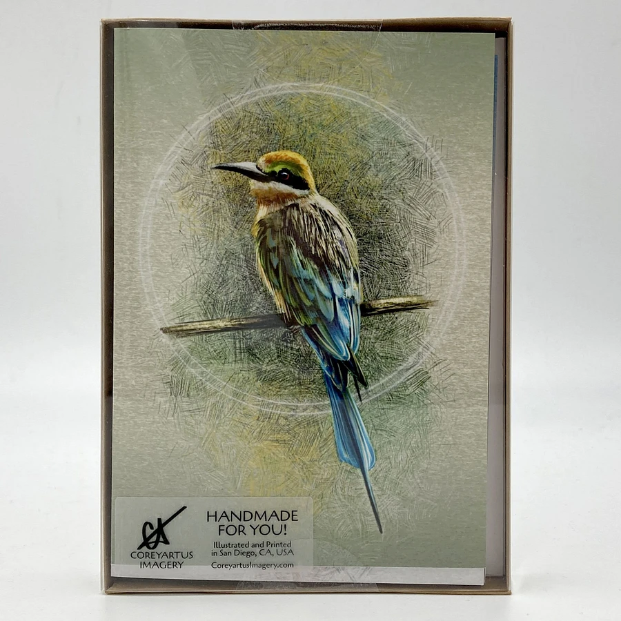 Illustrated Bird Spotlights Greeting Cards, 5x7