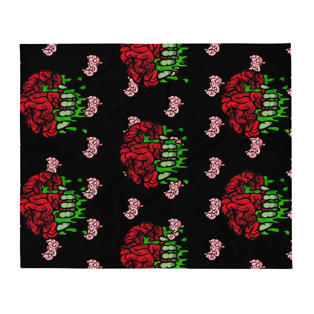 Blooming Brains Throw Blanket product image (2)