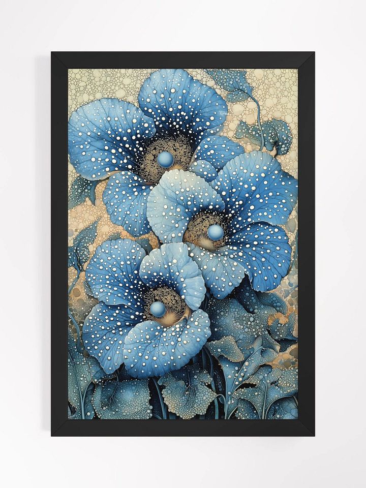 Whimsical Blossoms: Fantasy Poster of Dreamy Forest Flowers product image (1)