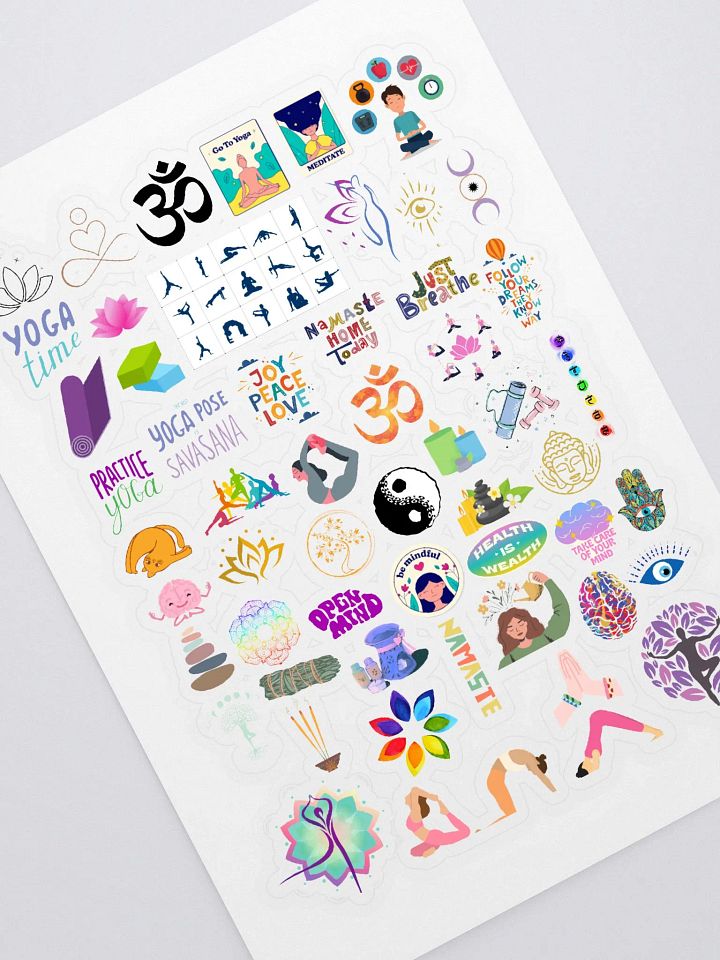 Namaste Sticker Sheet product image (1)