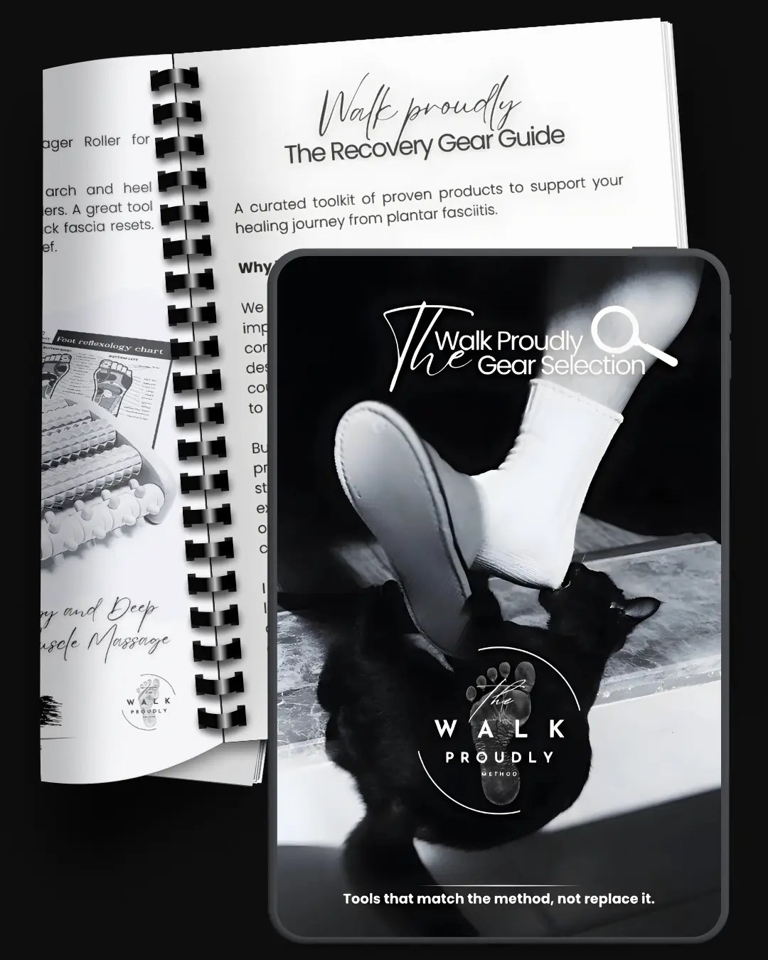 Ebook 5, walkproudly, plantar fasciitis, heel pain, The Walk Proudly Gear Selection