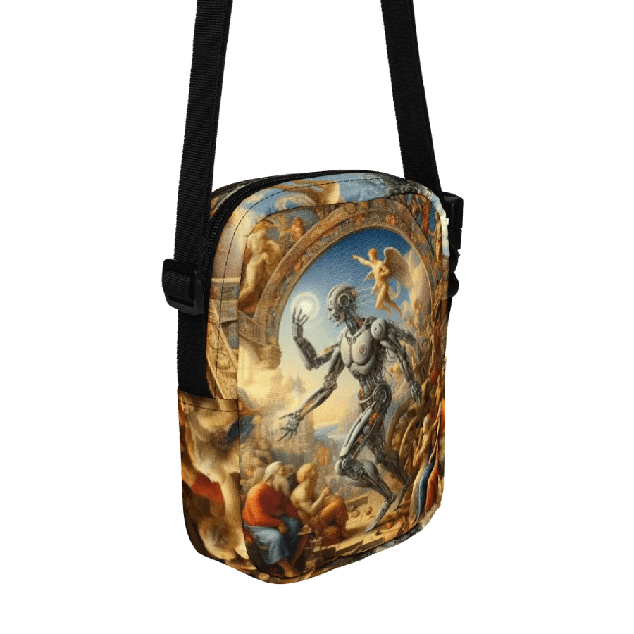 Father And Daughter Neo-Classic Robot Dreams Utility Crossbody Bag product image (3)