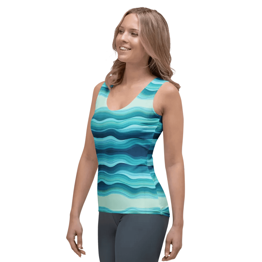 Oceanic Wave Allure Tank Top product image (3)