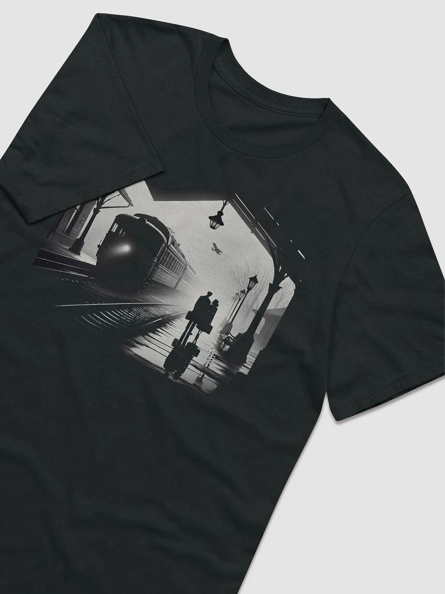 Departure Noir: Lovers at the Station (Front Print Womens Tee) product image (3)