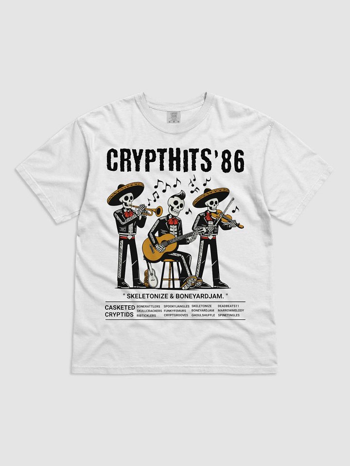 Mariachi Skeleton Trio T-Shirt product image (1)