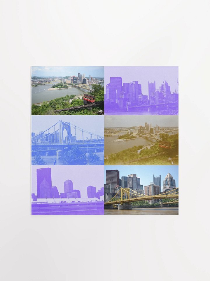 Pittsburgh - Digital / Expired film Collage - print/poster product image (2)