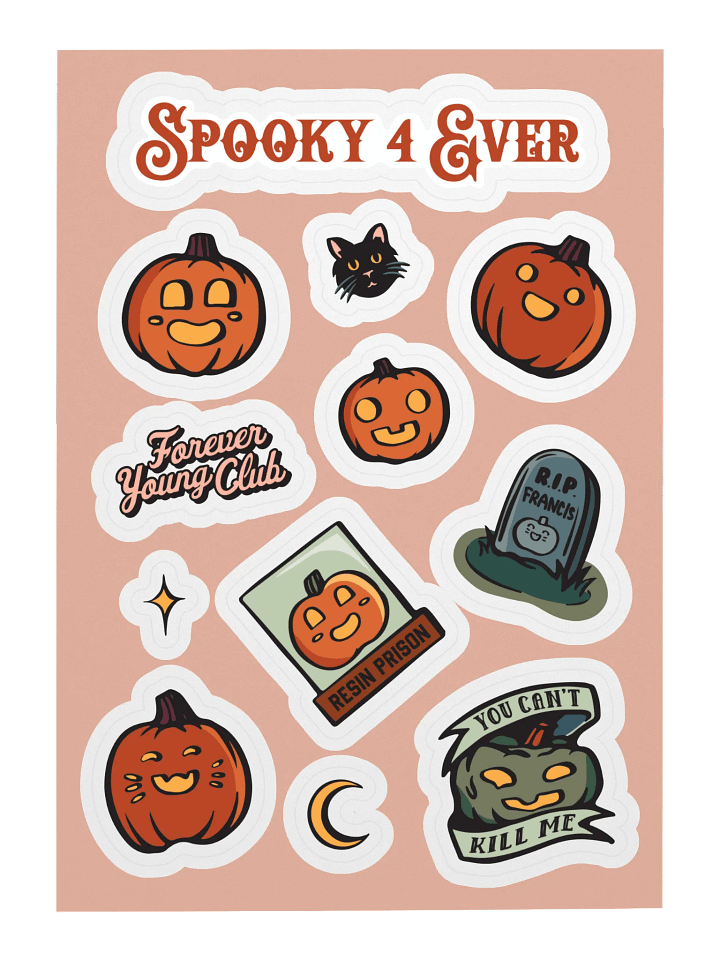 Spooky 4 Ever Stickers product image (1)