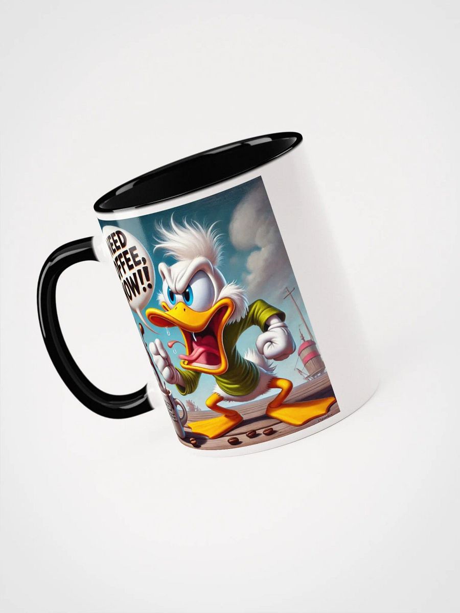 Angry Duck 'I NEED COFFEE' Ceramic Mug product image (5)