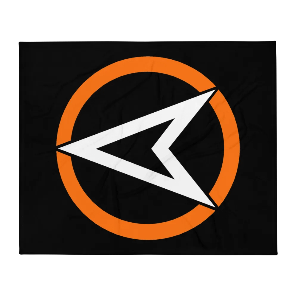 'OA' Symbol Throw Blanket - Black product image (1)