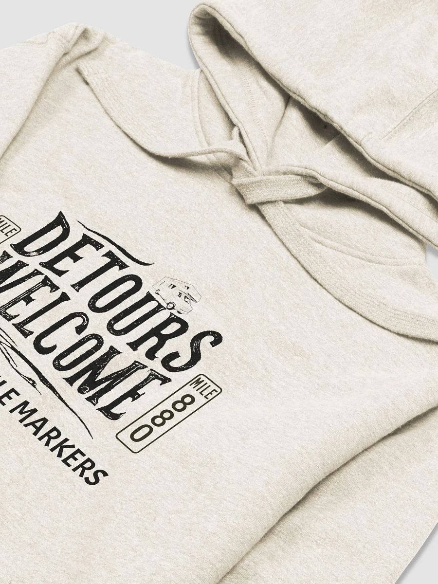 Detours Welcome Hoodie in Black product image (15)