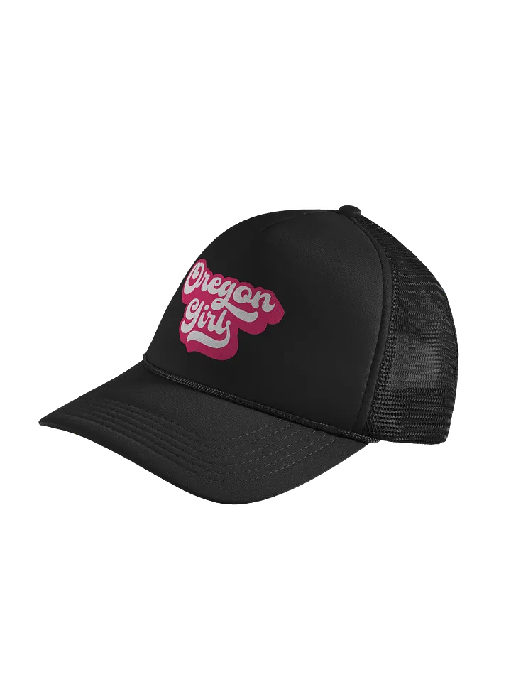Oregon Girl with Swashes Foam Trucker Hat product image (2)