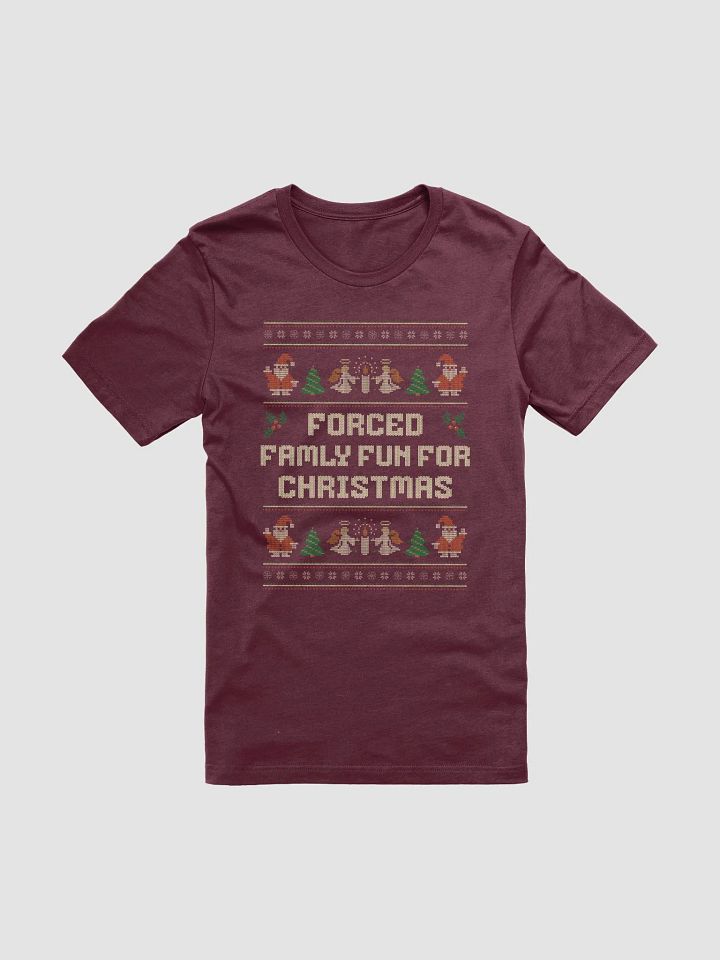 Forced Family Fun For Christmas Festive T-Shirt product image (43)