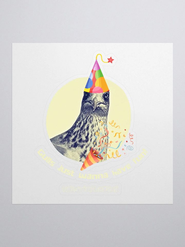 Gavin the Gull - Gulls just wanna have fun stickers product image (3)
