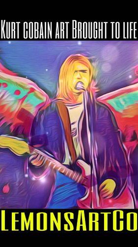 “If My Kurt Cobain Painting Could Perform “Heart-Shaped Box”

An old painting, reborn in sound and light.

This is one of my ...