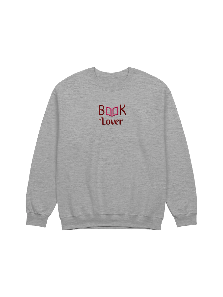 Book Lover Embroidered Crewneck Sweatshirt product image (1)