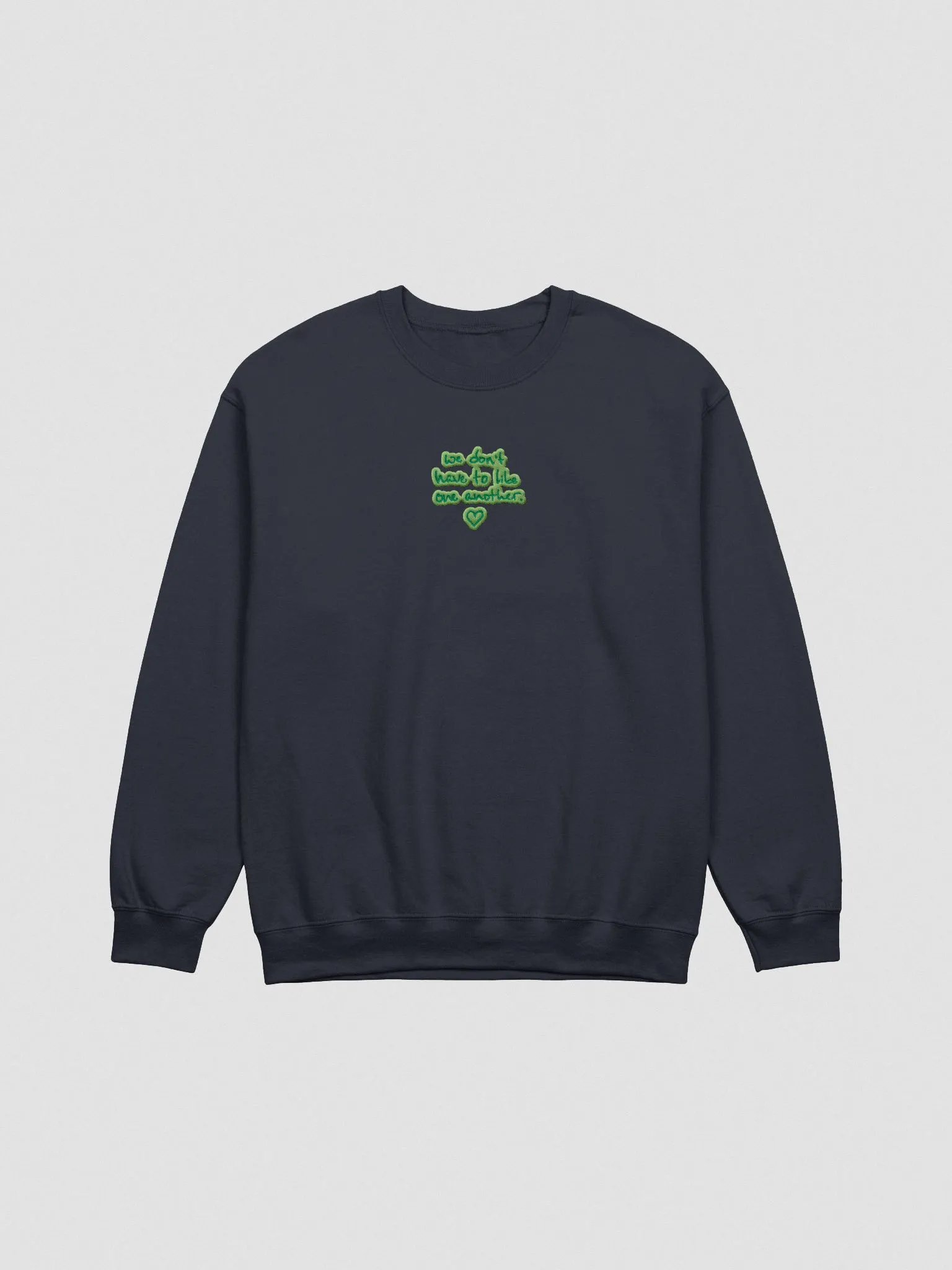 ONE ANOTHER (leaf design) embroidered crewneck product image (5)