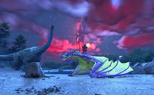 🌀🦖The Calm Before the Storm🦖🌀 

A powerful moment captured by our community member on Relinquished PvE Ark! Standing tall on ...