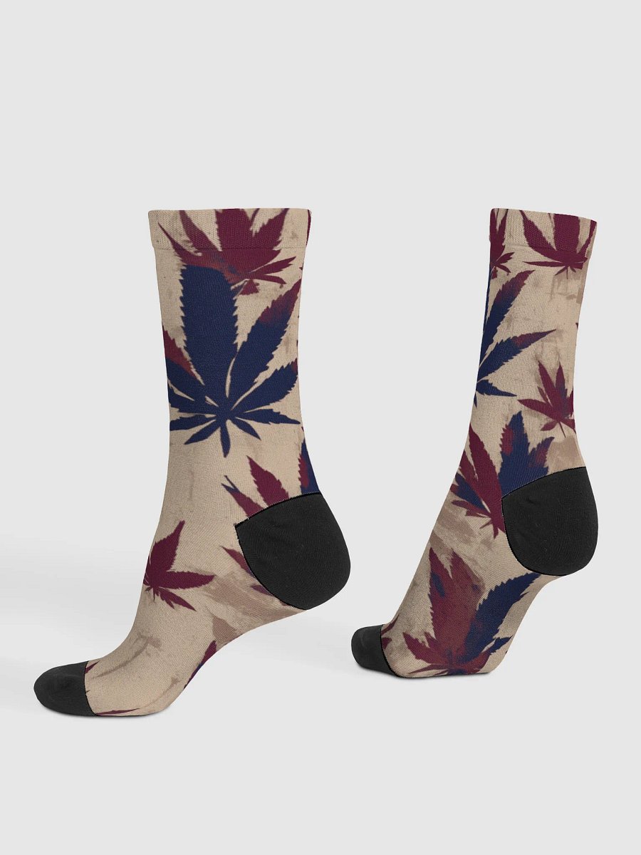 TAN MAROON NAVY LEAFS product image (4)