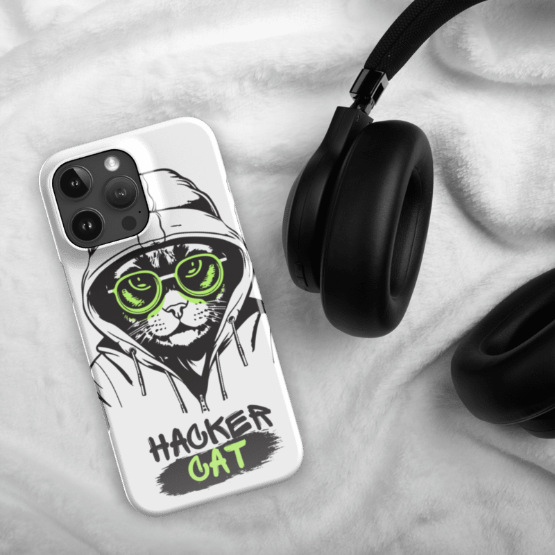 Hacker Cat iPhone® Snap Case product image (1)