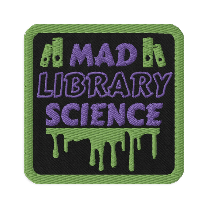 Mad Library Science Green Patch product image (1)