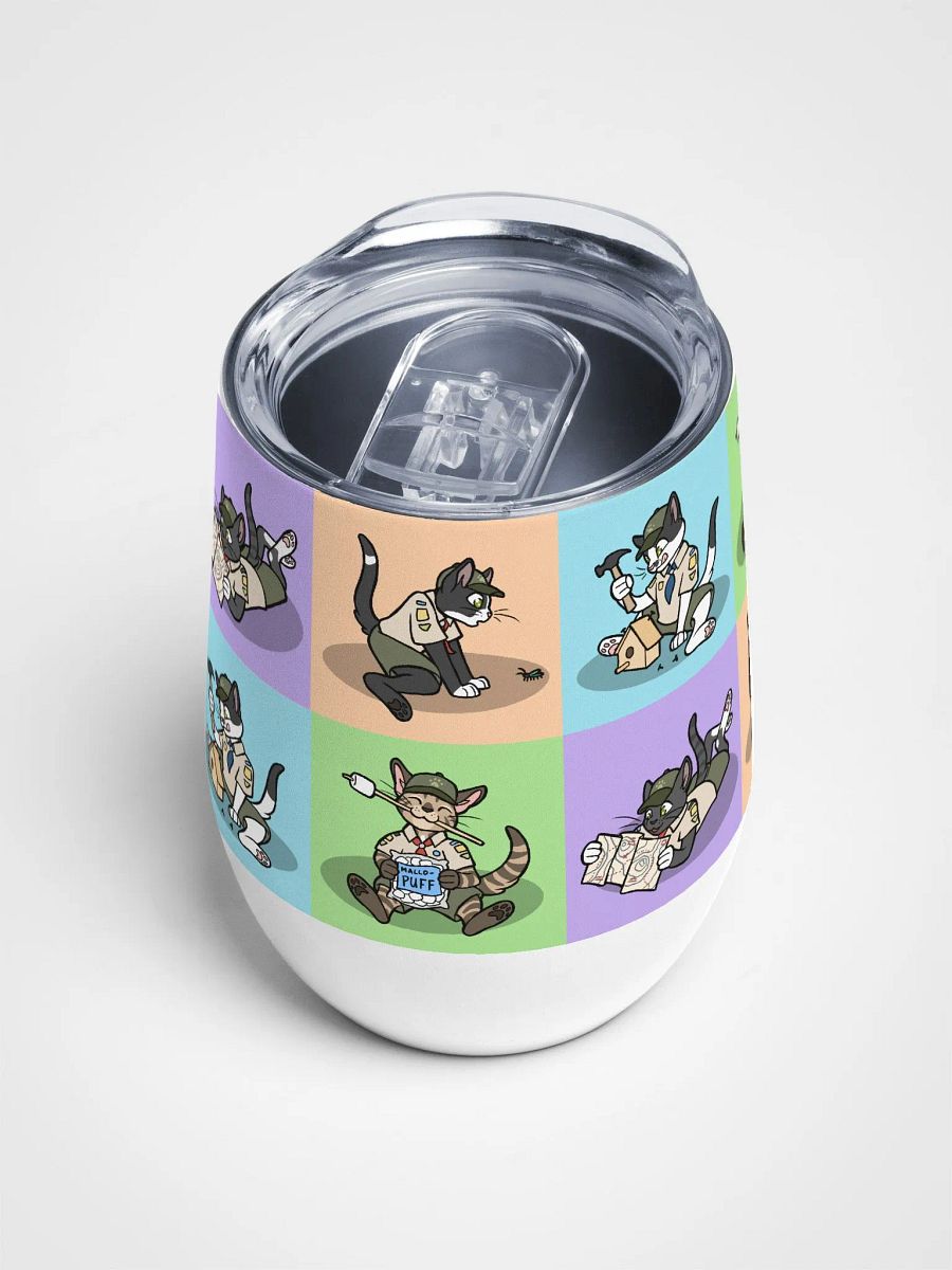 Goop Troop 4-Panel Wine Tumbler product image (4)