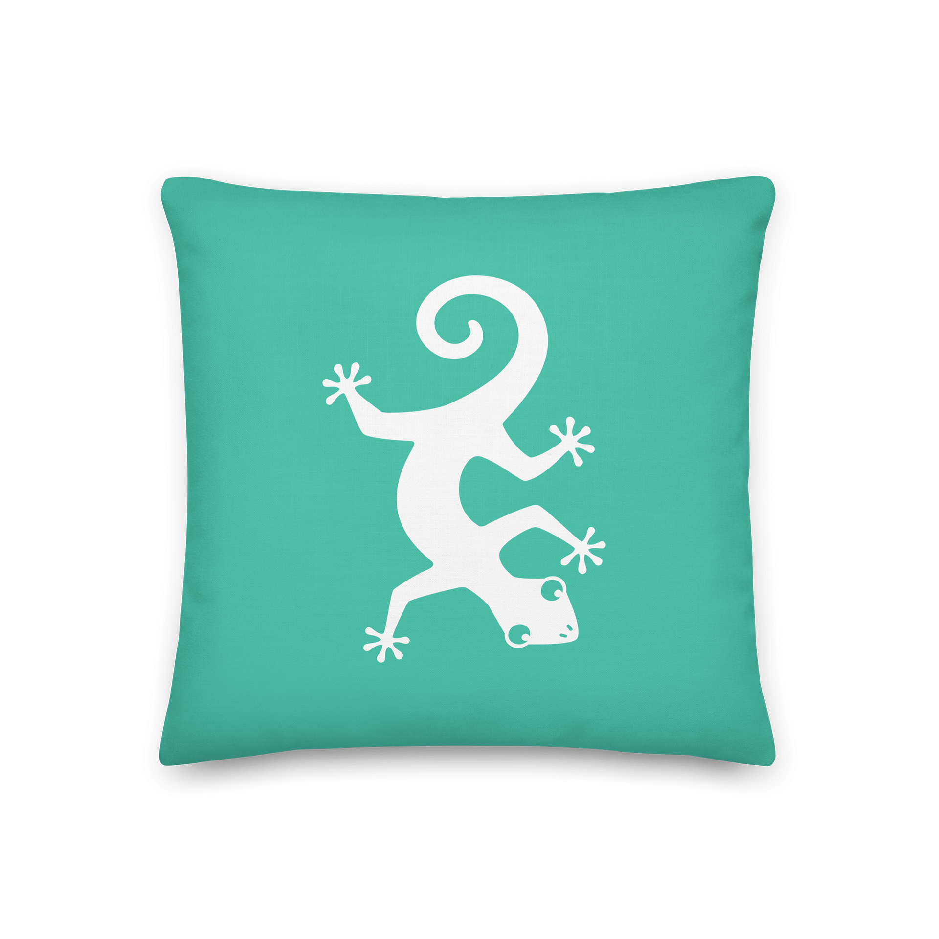 Gecko Tribe Pillow - Blue-green product image (1)