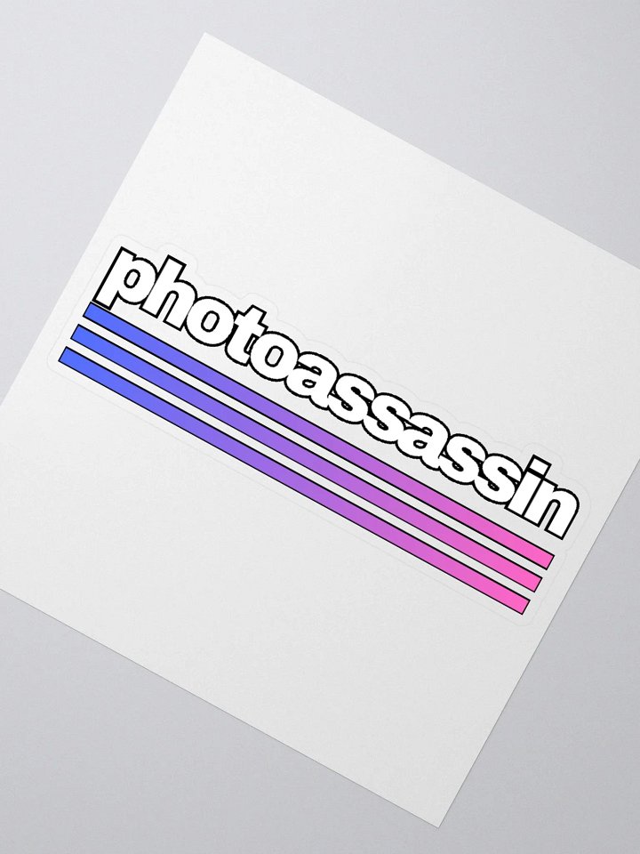 Three Stripe Photoassassin Kiss Cut Stickers product image (4)