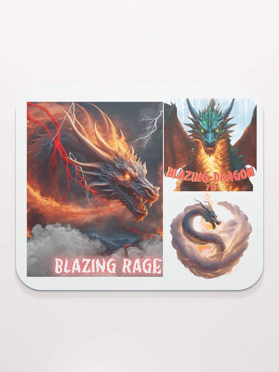 Blazing Dragon mouse pad product image (2)