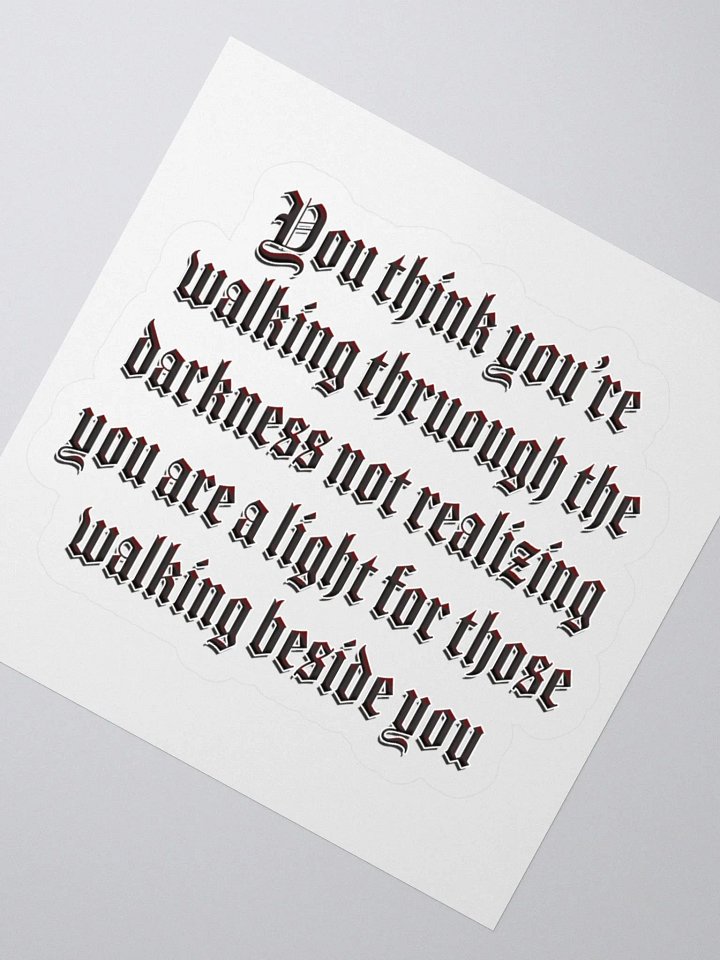 Positivity Darkness - Sticker product image (5)