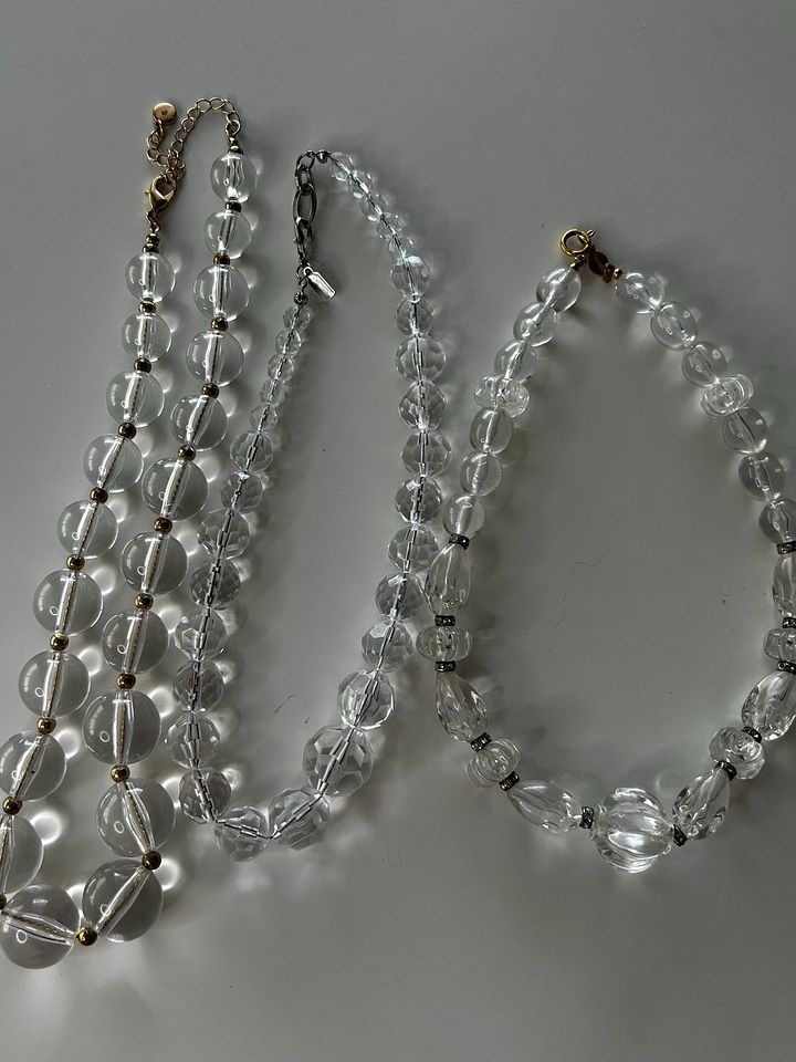 Clear Lucite Necklace Lot product image (2)
