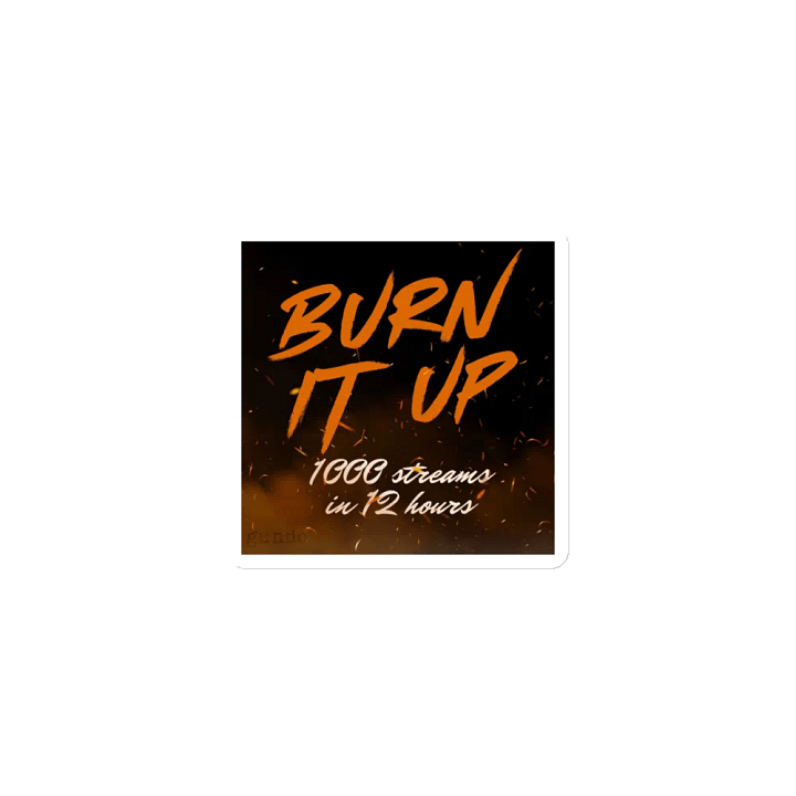 Embered Streams Gundo "BURN IT UP" Die-Cut Magnets product image (1)